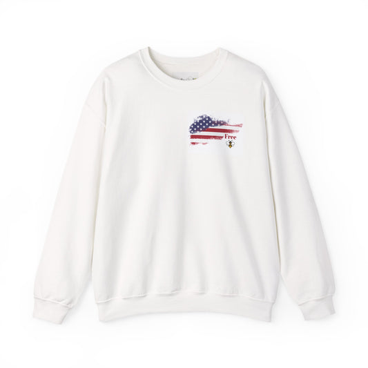 Patriotic "Free Bee" Crewneck Sweatshirt