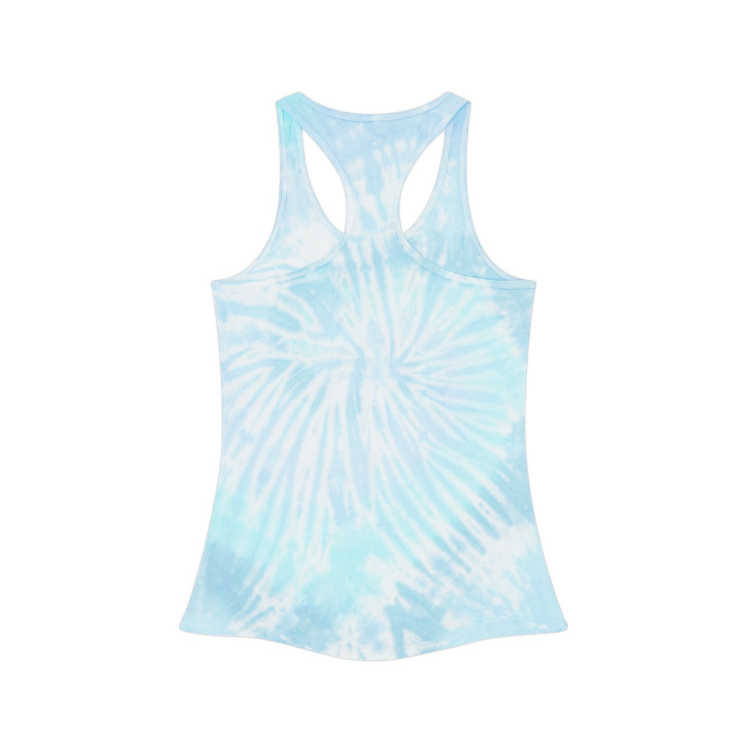 Hey Just Bee(Neon)Tye Dye Racerback Tank Top