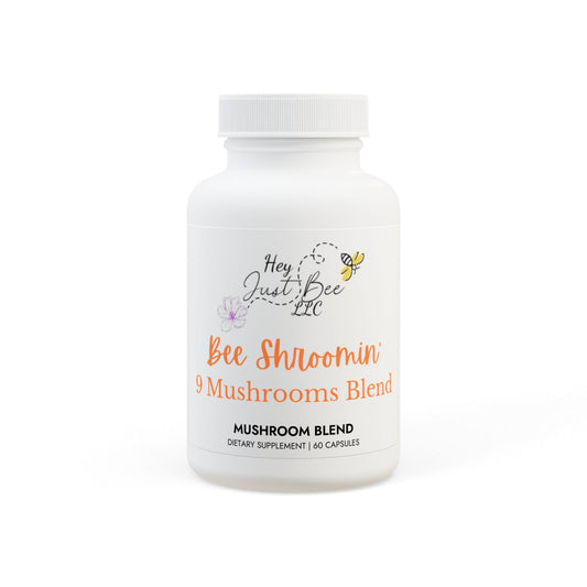 Bee Shroomin' 9 Mushroom Blend Supplement (60 Capsules)