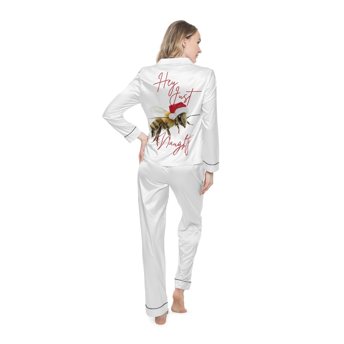 Hey Just Bee Naughty Women's Satin Pajamas