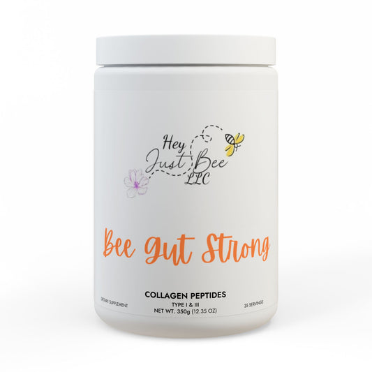 Bee Gut Strong Collagen Peptides Type I & III Supplement (350g, 12.3oz)