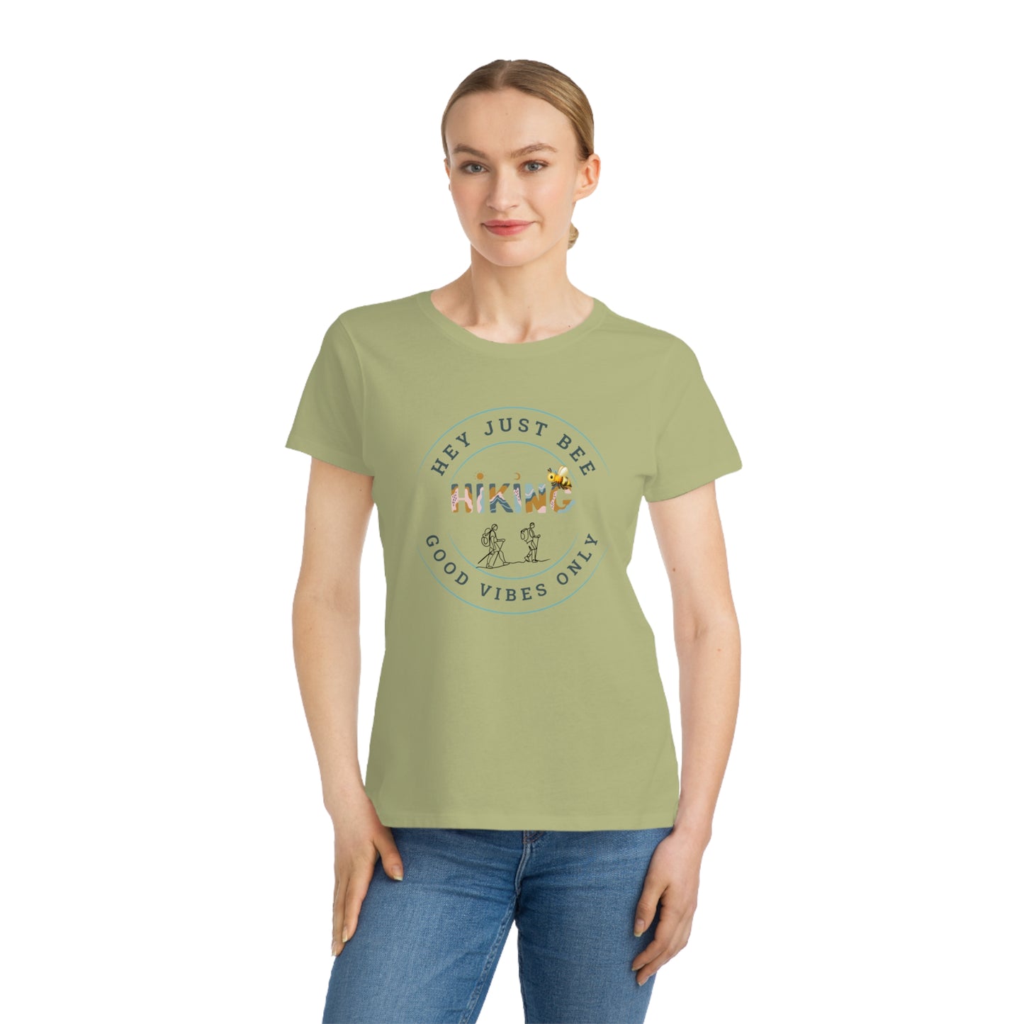 Hey Just Bee Hiking Organic Women's Classic T-Shirt