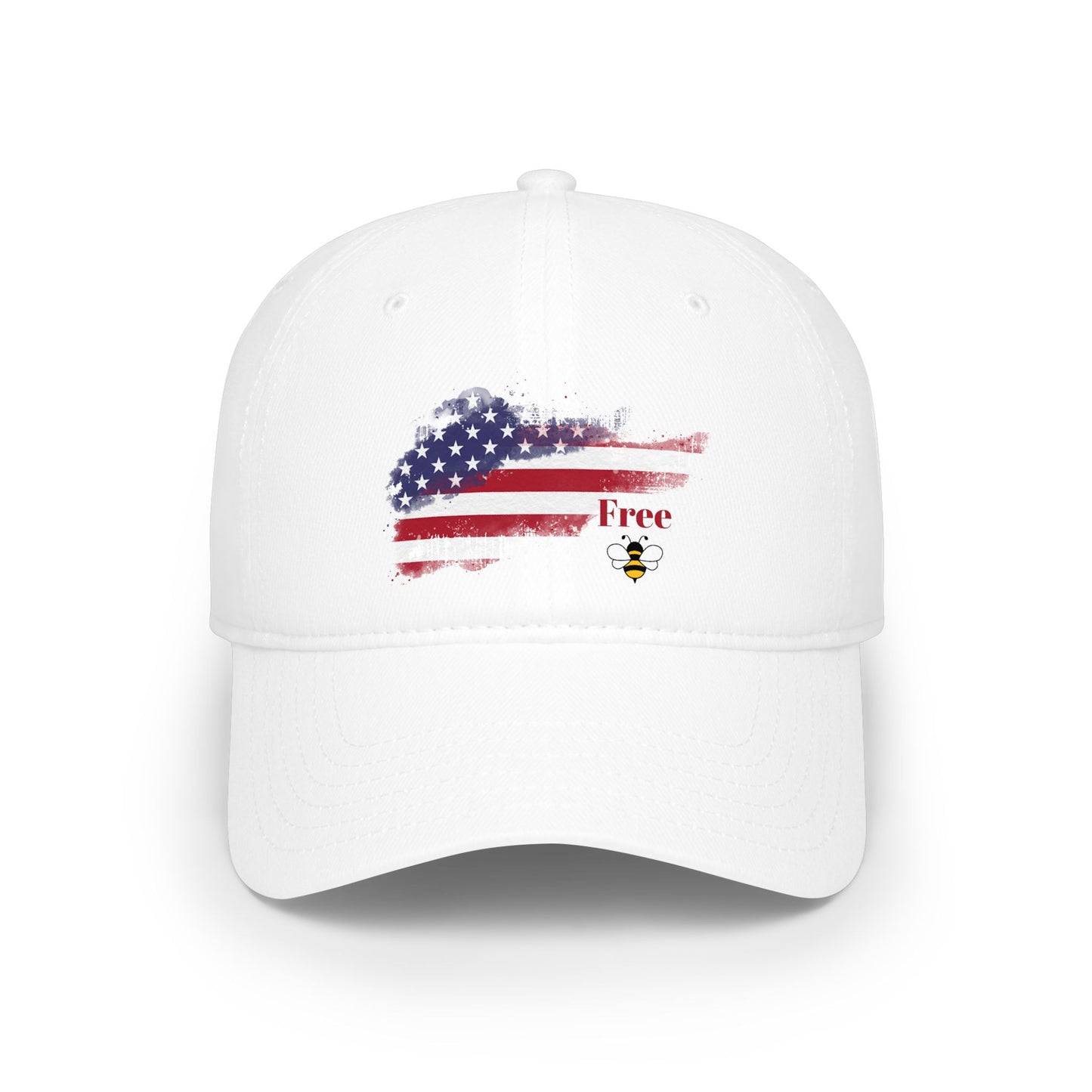 'Free Bee Free' Low Profile Baseball Cap