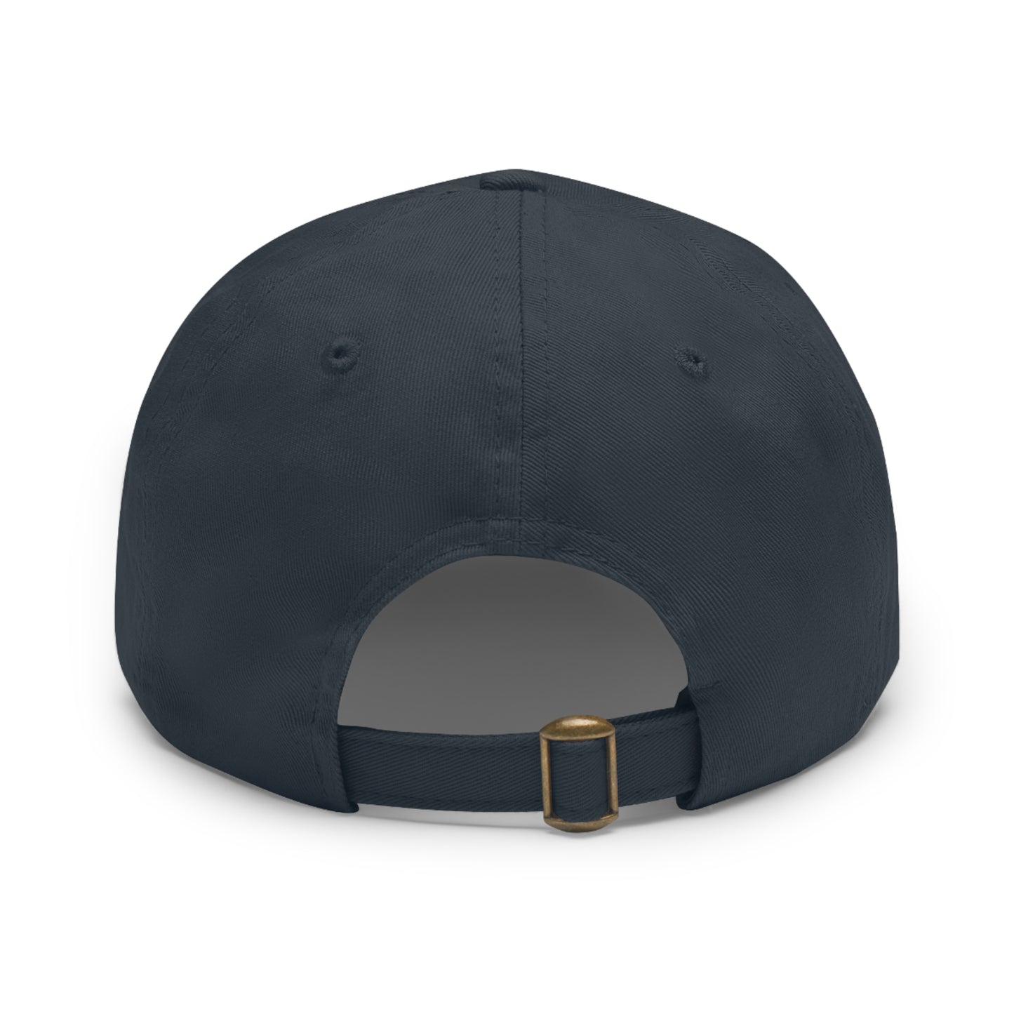 Hey Just Bee Kind Dad Hat with Leather Patch (Round)