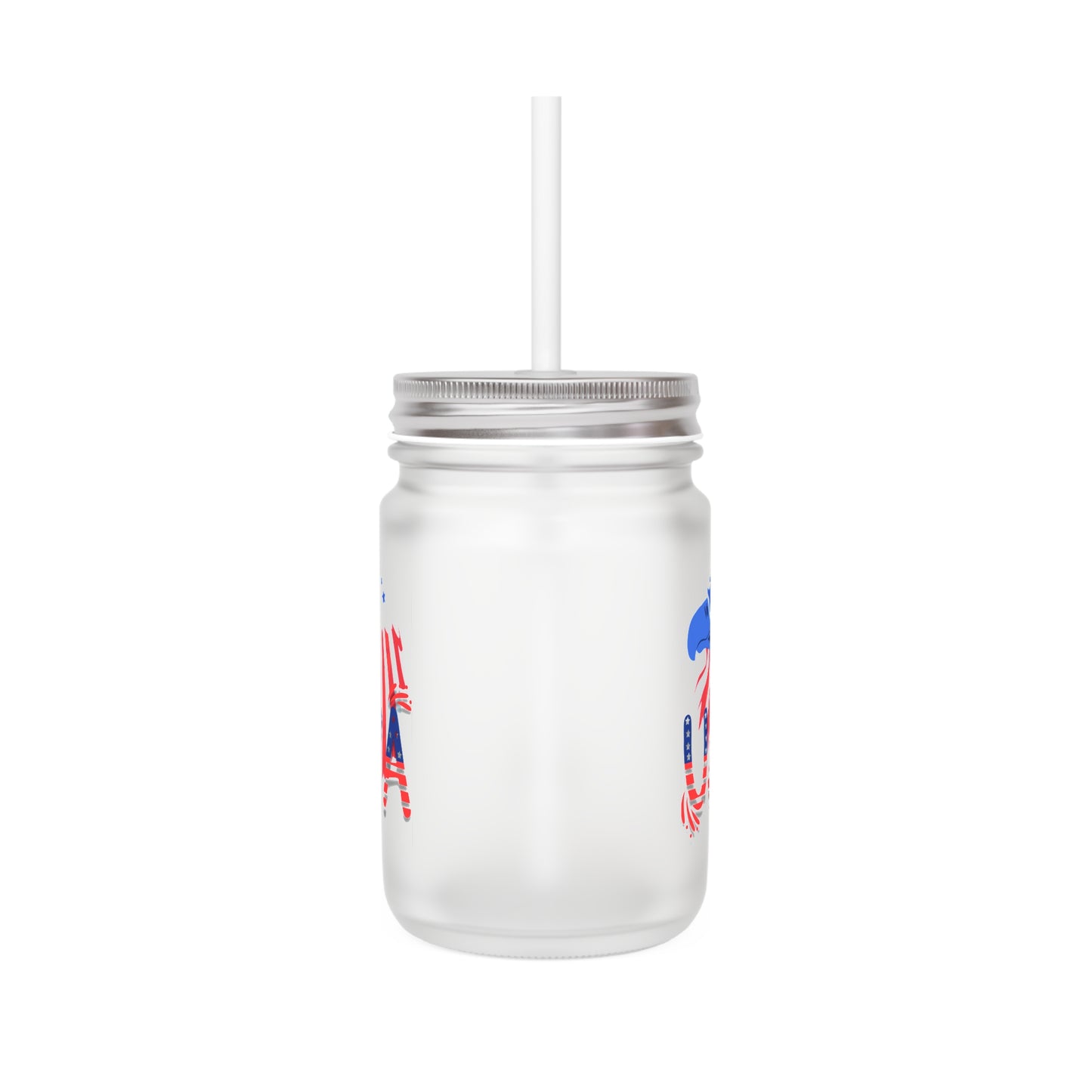 Patriotic 'Good Old Days' Mason Jar — Vintage Americana Drinkware