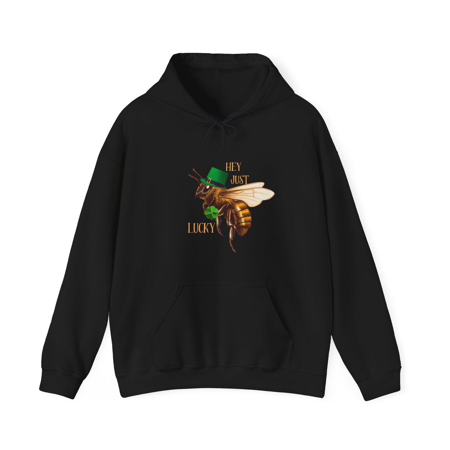 Hey Just Bee Lucky Couples Heavy Blend™ Hooded Sweatshirt