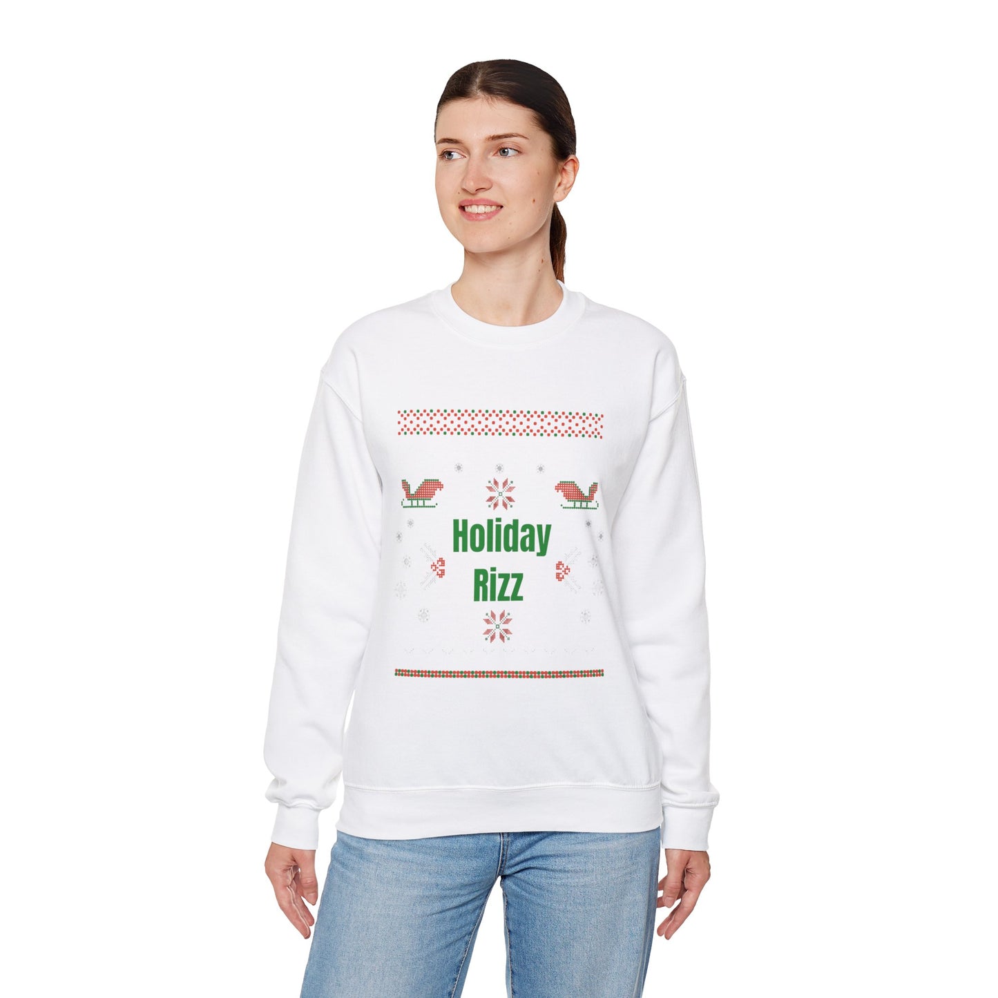 Holiday Rizz Heavy Blend™ Crewneck Sweatshirt