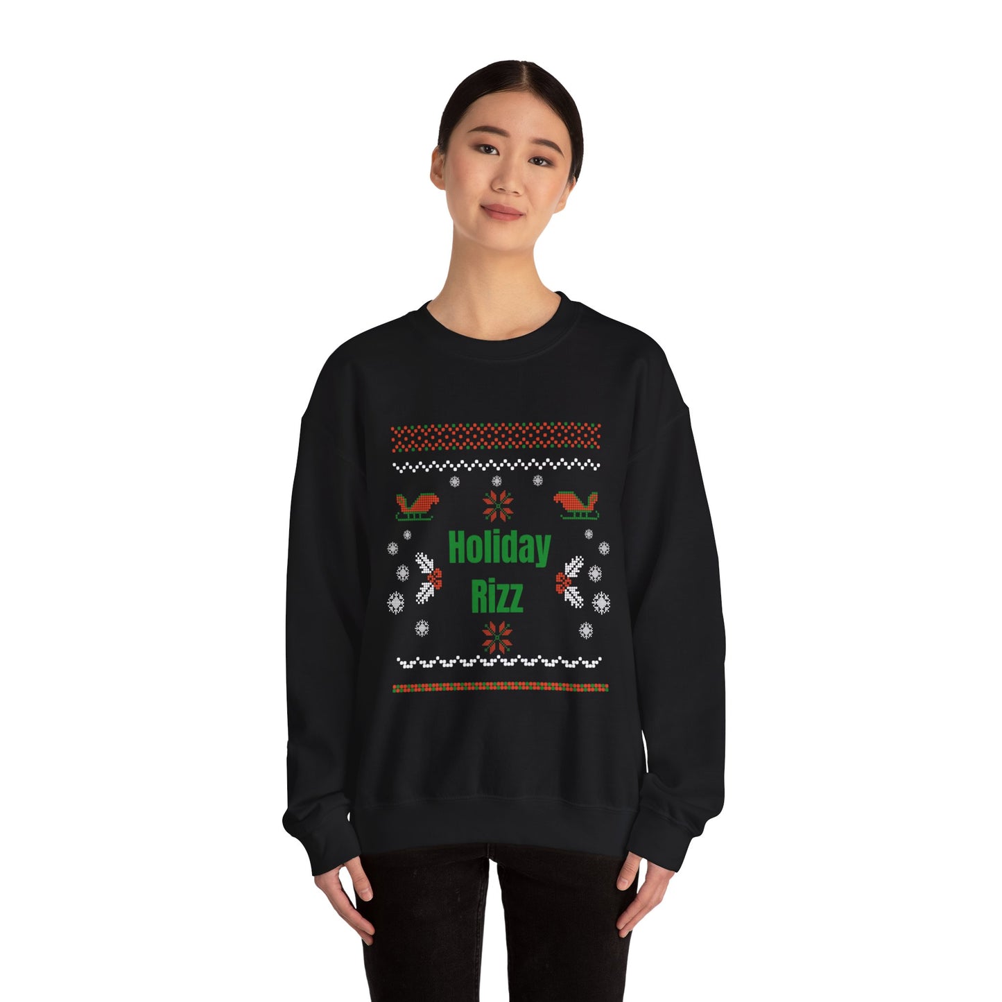 Holiday Rizz Heavy Blend™ Crewneck Sweatshirt