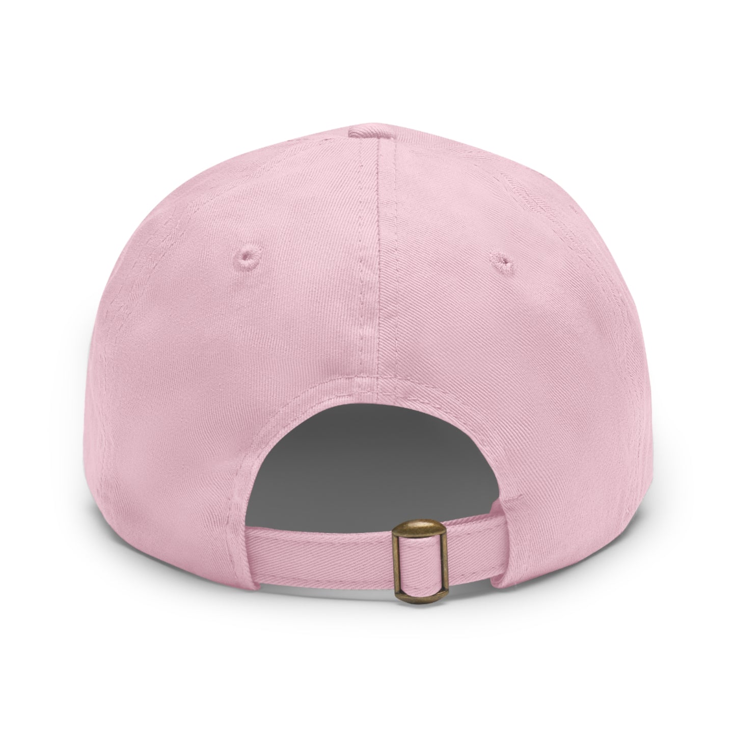 Hey Just Bee Hiking Dad Hat with Leather Patch (Round)