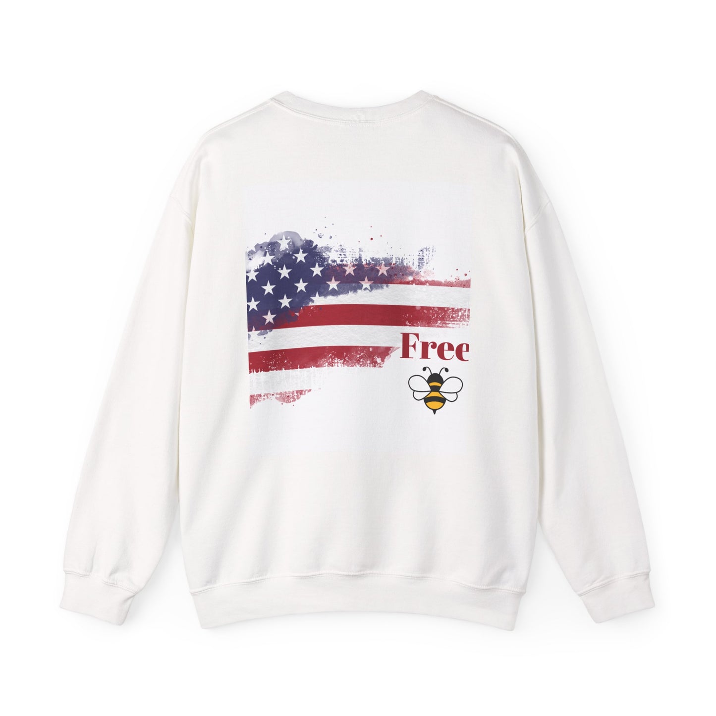 Patriotic "Free Bee" Crewneck Sweatshirt