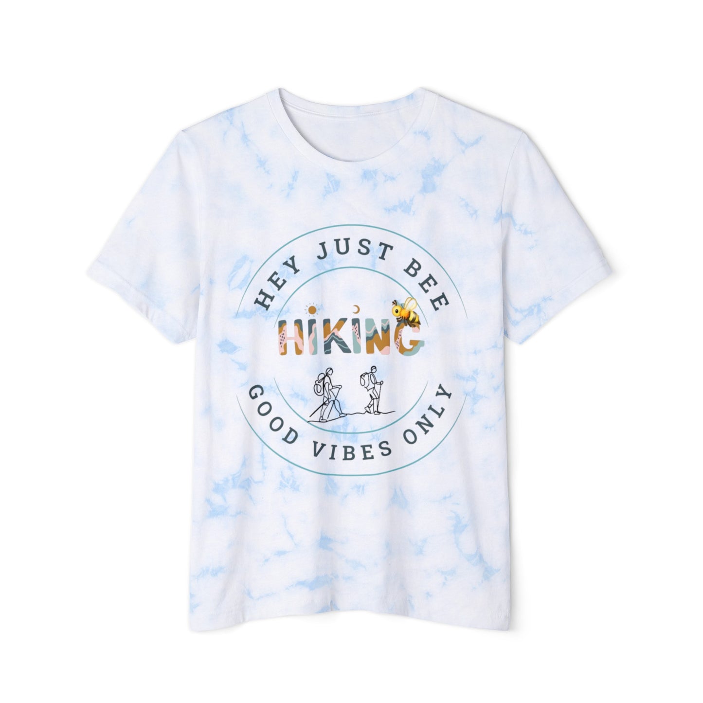 Hey Just Bee Hiking FWD Fashion Tie-Dyed T-Shirt