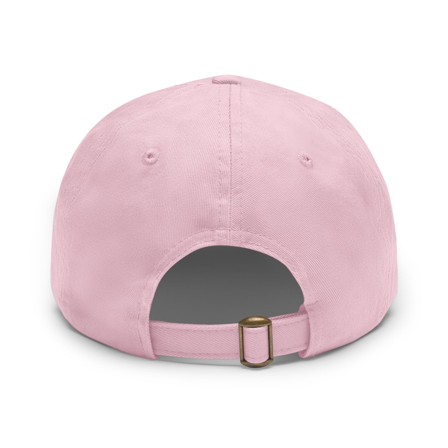 Hey Just Bee Kind Dad Hat with Leather Patch (Round)