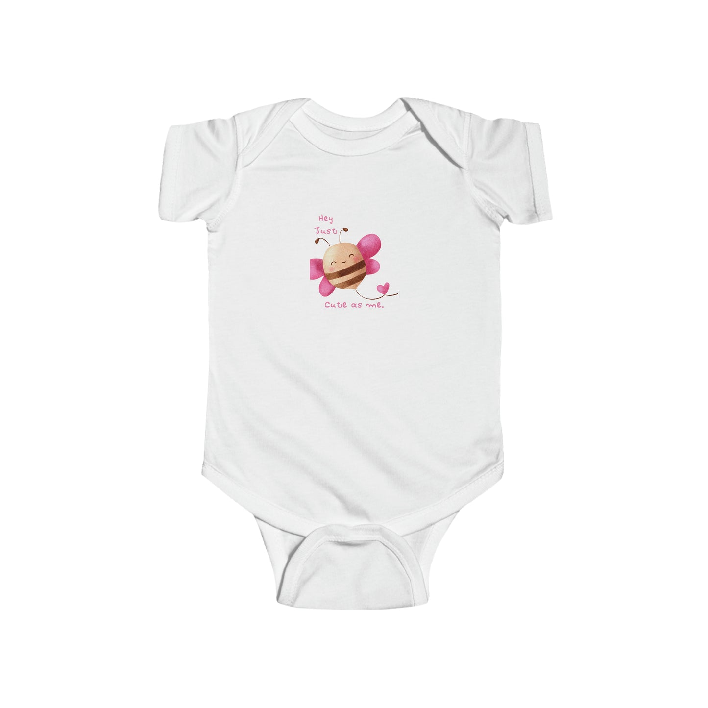 Hey Just Bee Cute Infant Fine Jersey Bodysuit