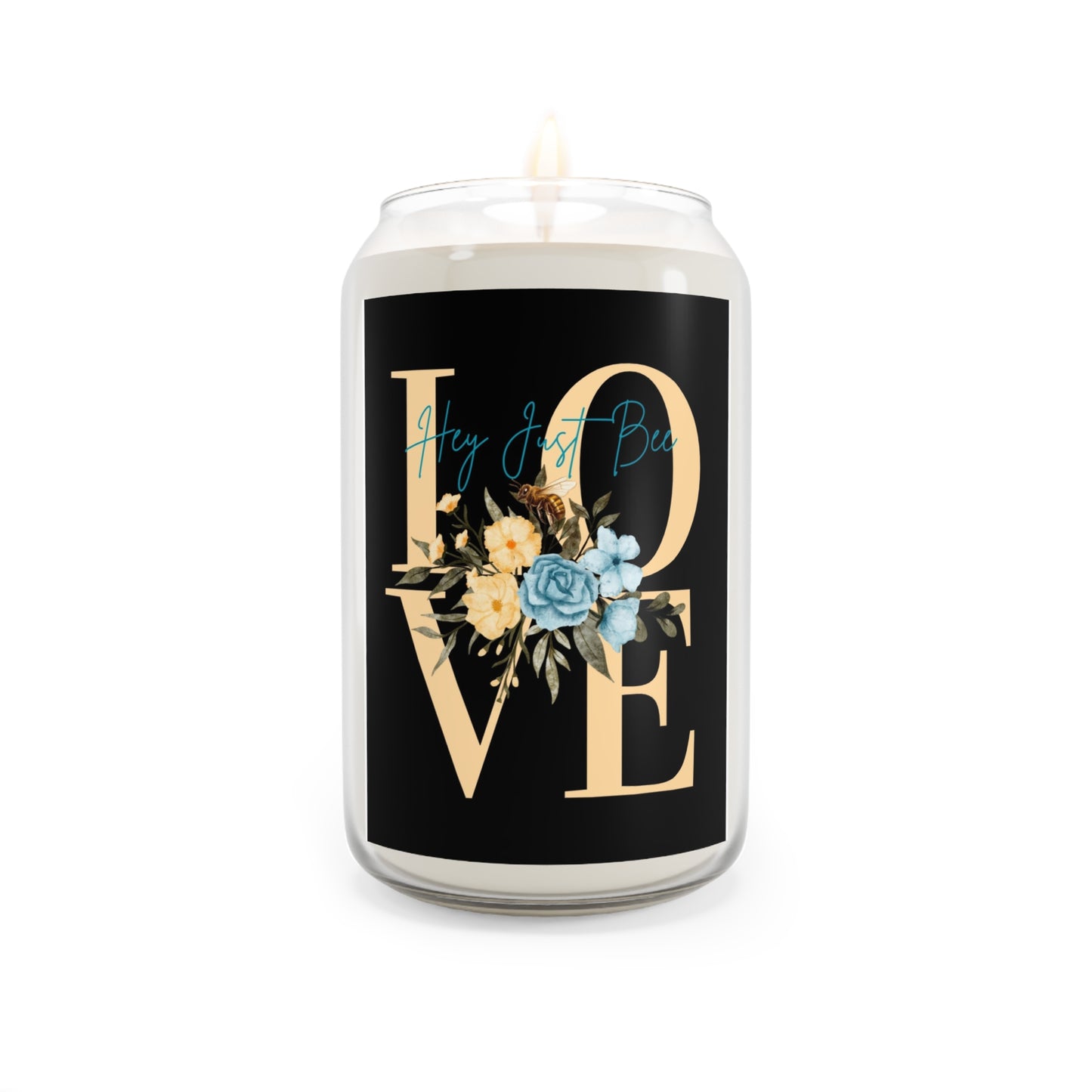 Hey Just Bee Love Large Eco-Friendly Scented Candle, 13.75oz