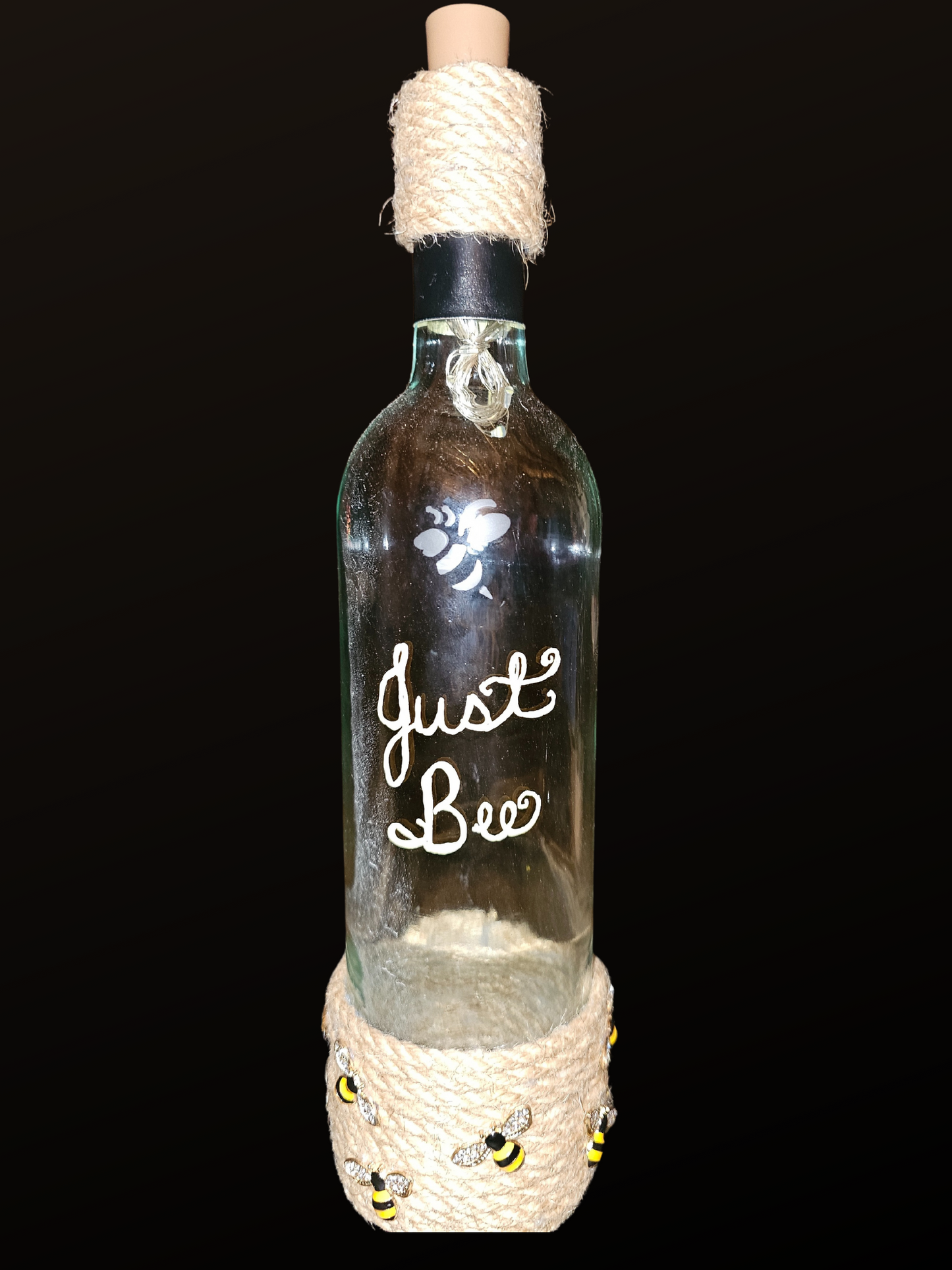 Just Bee Bottle Lamp